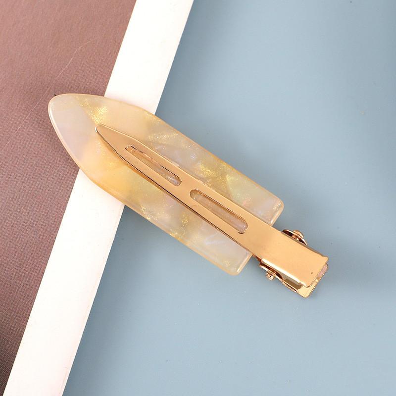 2/3/4/6 stücke Acetat Make-Up Haar Clips Koreanische Mode Gold Weiß Glitter Haar Pin Headwear Mädchen Frauen Haar Zubehör