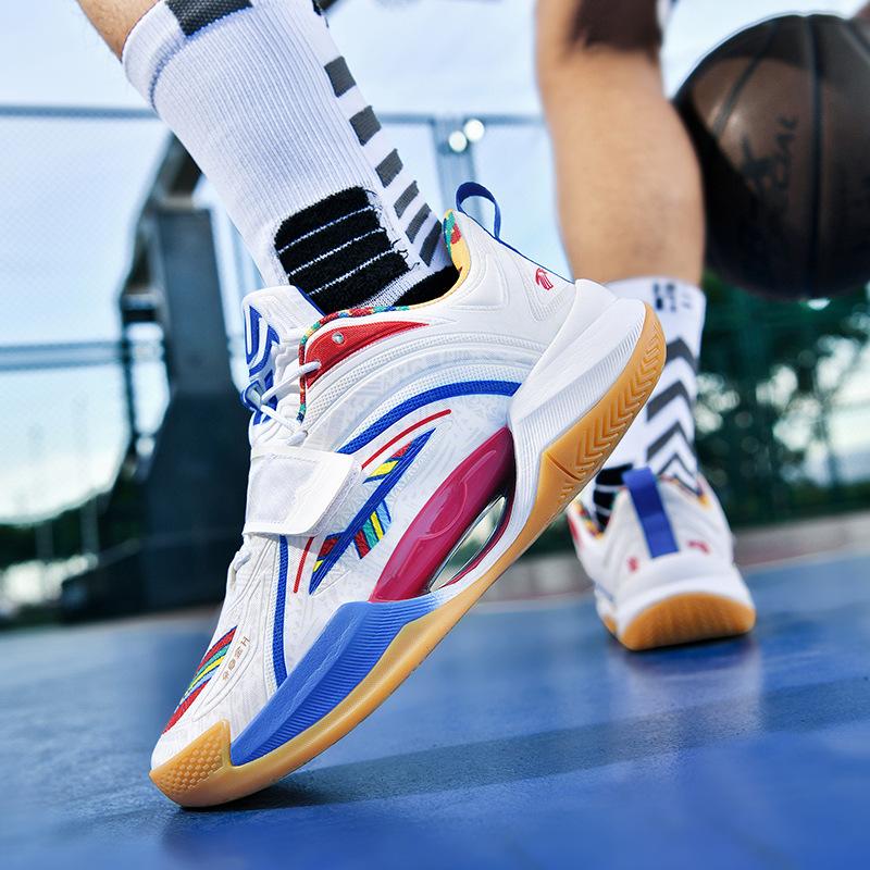 High Quality Pink Basketball Shoes Men Women Fashion Fluorescence Men's Basketball Sneakers Professional Non-slip Mens Trainers