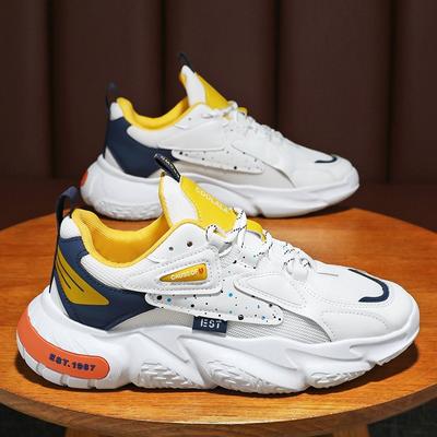 Tênis masculino da moda, malha respirável, com amortecimento de ar, tênis de corrida, alta qualidade, antiderrapante, calçado esportivo casual, venda