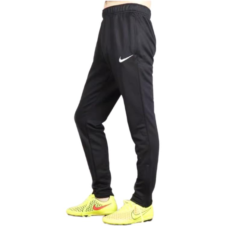 Nike Logo Elastic Casual Knitted Sports Pants Men Bottoms Black 903903-010