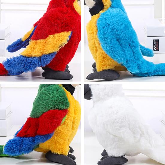 Plush Toy Comfortable Parrot Pattern PP Cotton Kids Plush Toy Ornaments for Home