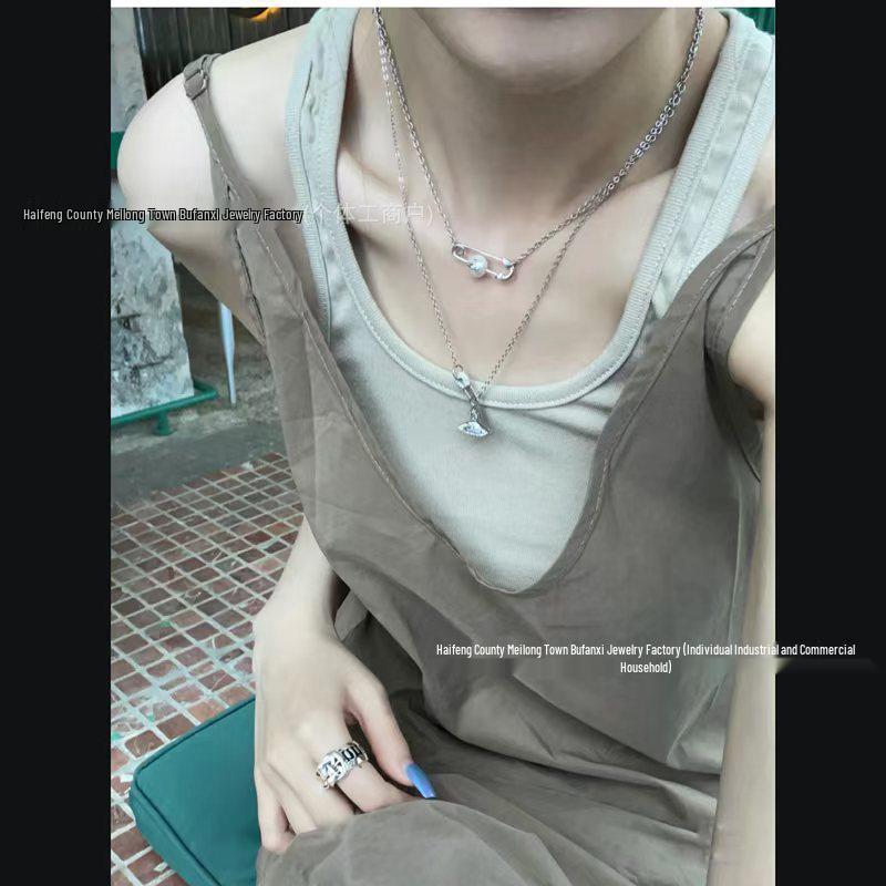 Empress Dowager Saturn Pearl Necklace & Bracelet Set - Women's Luxury Paperclip Design Accessories