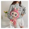 Cartoon Labubu Doll Backpack Anime Portable Girl Storage Bag Student Gift