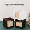 Simple Black Acrylic Tissue Box (2-Pack)