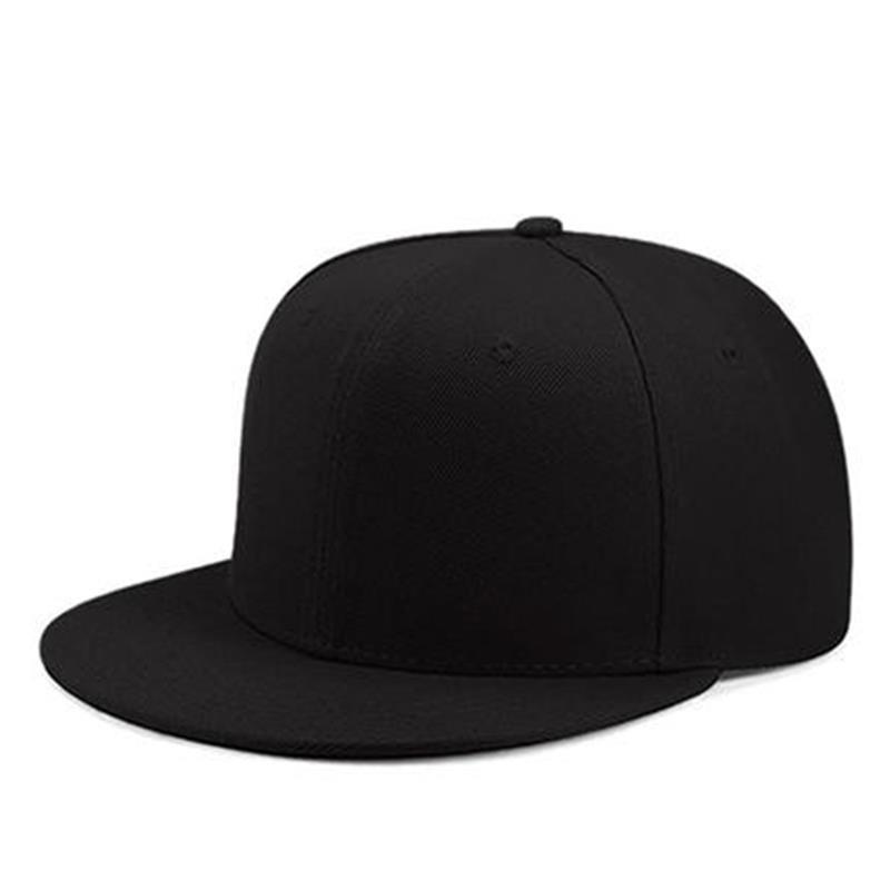 Hip Hop Flat Brim Sun Caps Male Baseball Hat Solid Color Summer Men‘s and Women‘s Outdoor Cycling Caps Sunproof Sport Caps