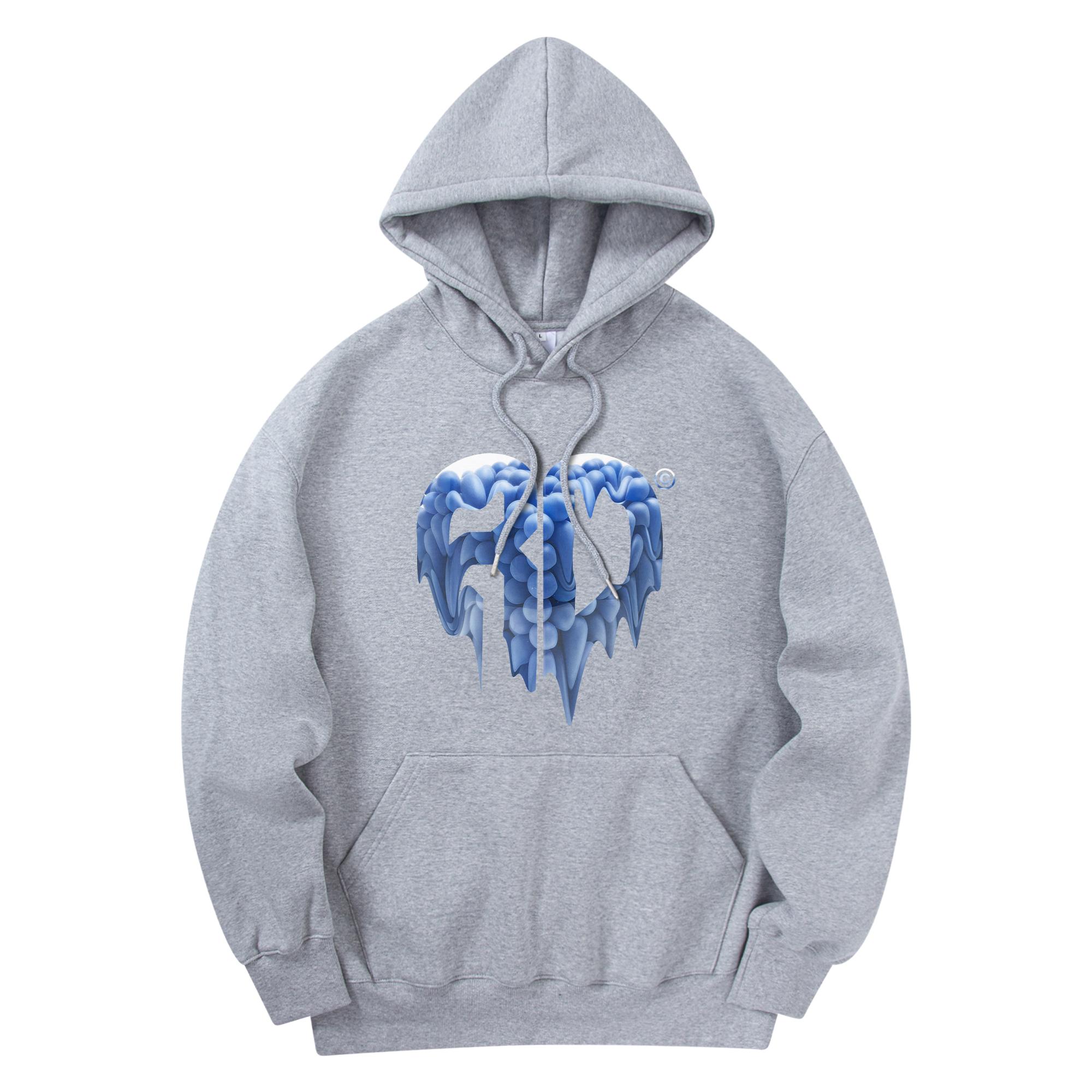 Radineo Heart Ball Hoodie Gray Gray (Gray)/L