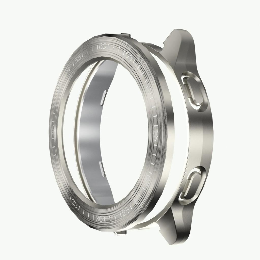 Cover for Xiaomi Mi Watch S3 Case Accessories PC Protector Shell for Mi Watch S3 Electroplated Wire Drawing Hollow Case+bezel