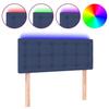 Exclusive House - Blue LED Headboard 100x5x78/88 Cm Fabric