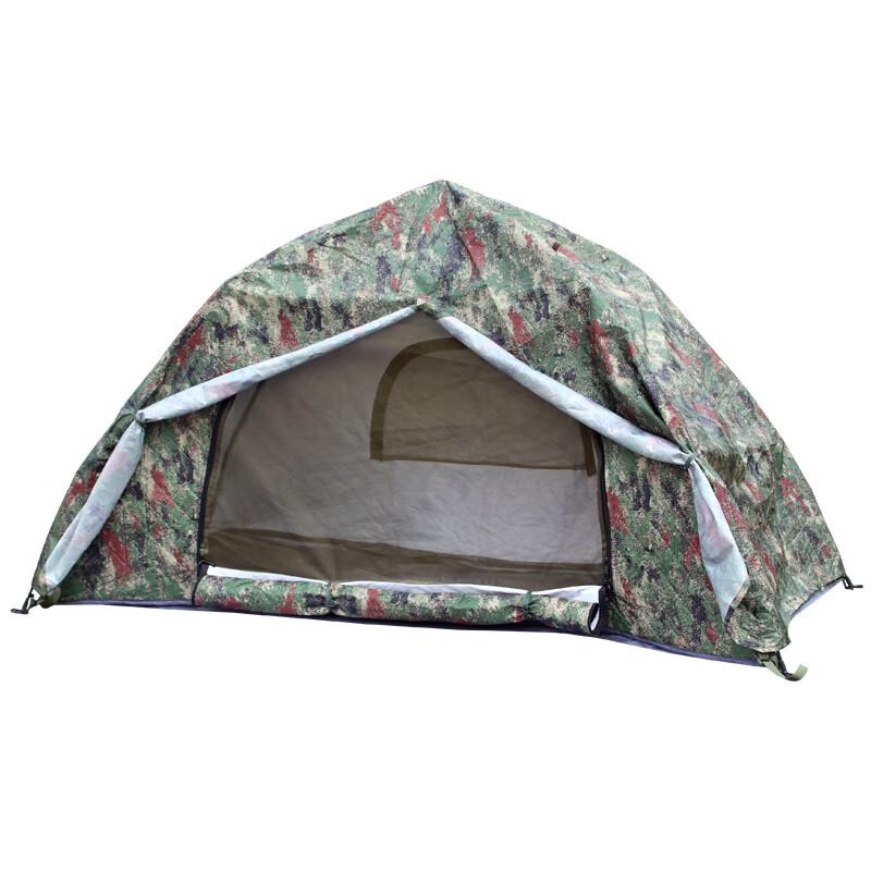 All-Season Camouflage Double-Layer Camping Tent 200x100x100 cm (Single Person)