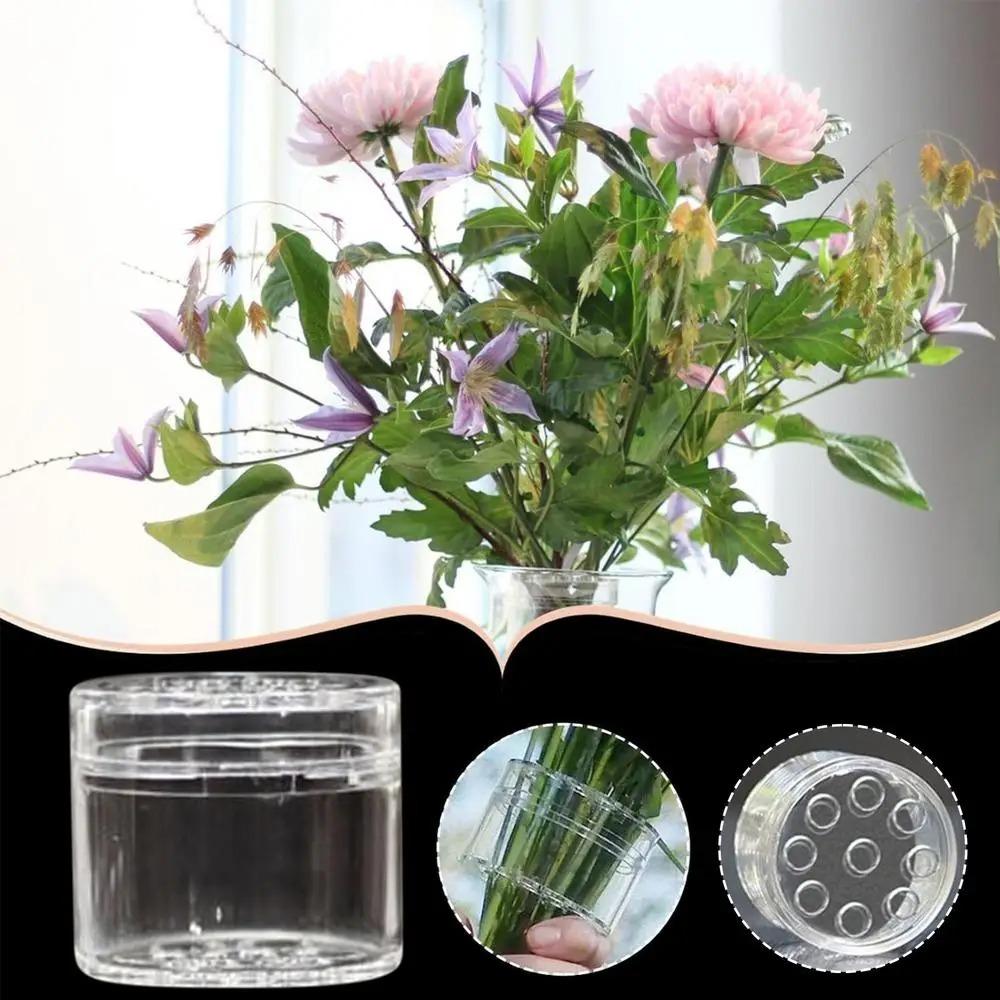 Plastic Spiral Ikebana Stem Holder Round Bouquet Floral Arranger Holder Flower Vase Holder  Wedding