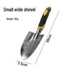 Gardening & Landscaping Tool Set: Iron Shovel with Magnesium Aluminum Alloy, Silicone Handle - 4 Pieces