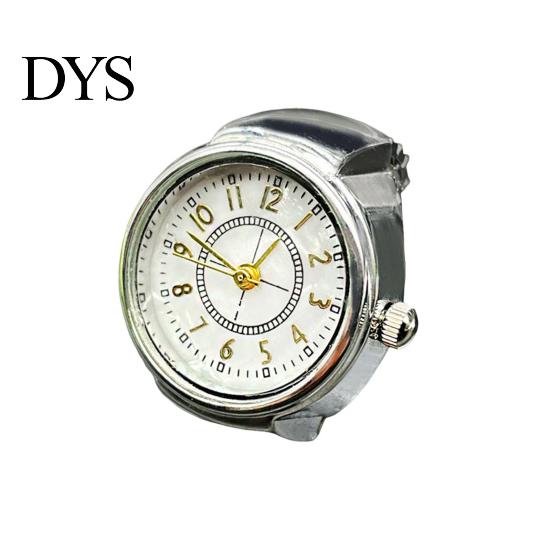 Trendy Finger Watch Ring Watches Men Women Elastic Clear Innovative Digital Round Dial Quartz for Valentine's Day Adjustable Number
