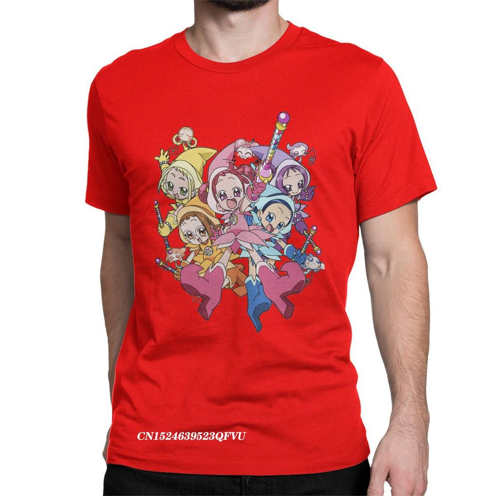 Men Women's Ojamajo Doremi Tshirt Magical Angel Cute Kawaii Anime Girls Clothing Harajuku Round Neck Tees T-Shirt