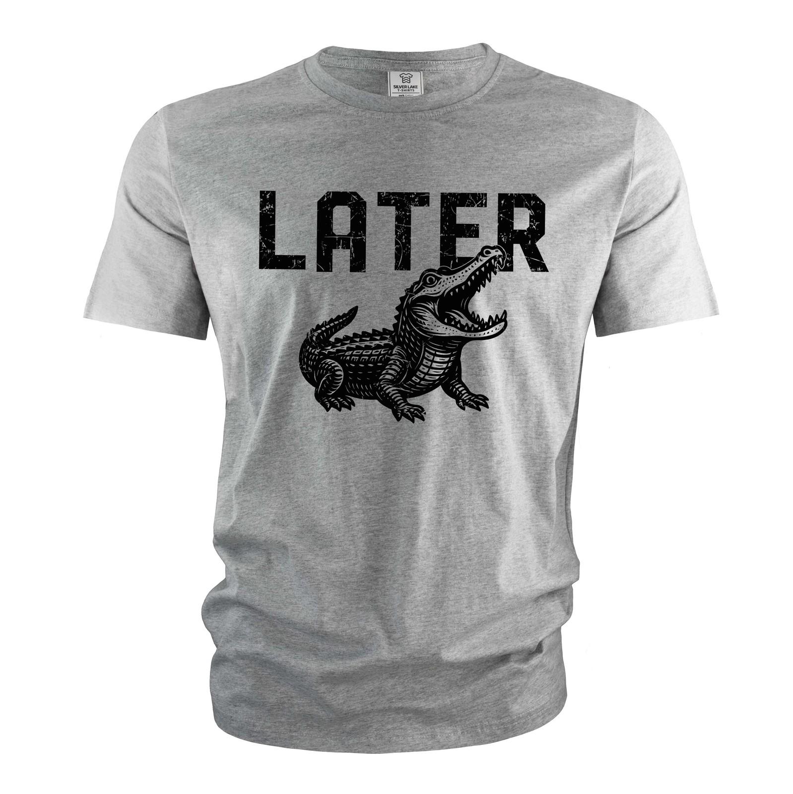 

Later Gator T-Shirt Funny See you later Goodbye Tee Alligator Shirt 4XL