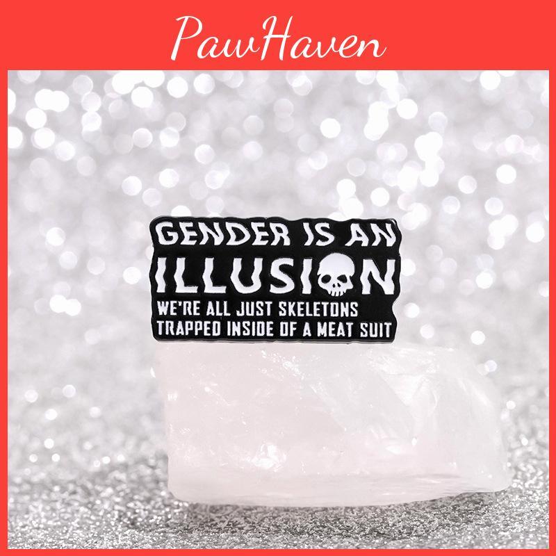 Chic Black Metal Brooch With Cartoon Skull And English Letter Shapes Versatile Design For Halloween Parties And Year-round Fashion