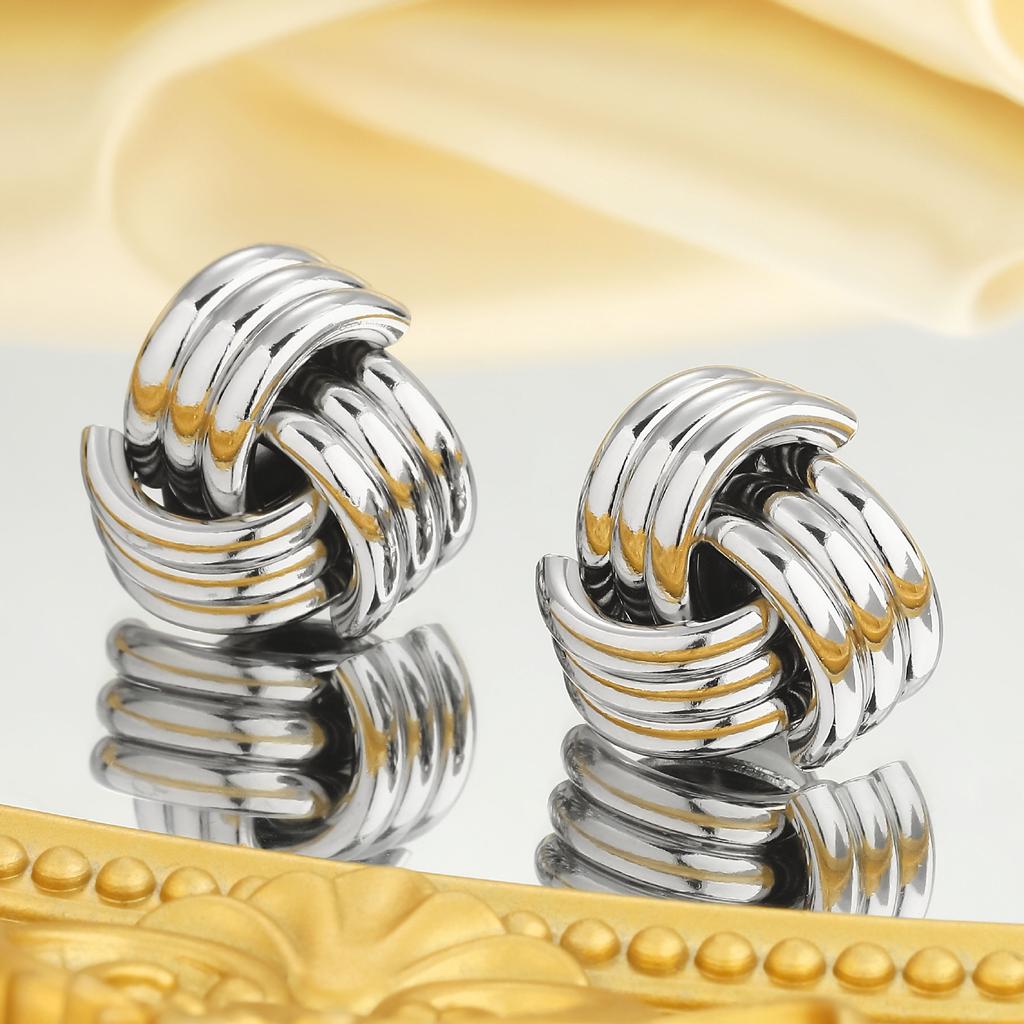 Promotional Personalized Earrings, Fashionable And Simple Winding And Knotting, No Ear Piercings, Alloy Ear Clips