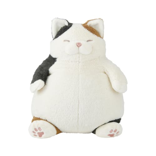 Livheart Cat Body Pillow, Calico Sanma, Large (approx. 38cm in length), Cute Cat Body Pillow, Plush Toy, Cat Merchandise, 27721-11