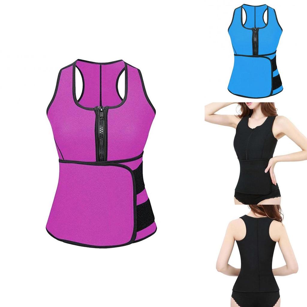 Premium Women Waist Trainer Vest With Enhanced Slimming Adjustable Sweat Belt For Effective Gym Workout