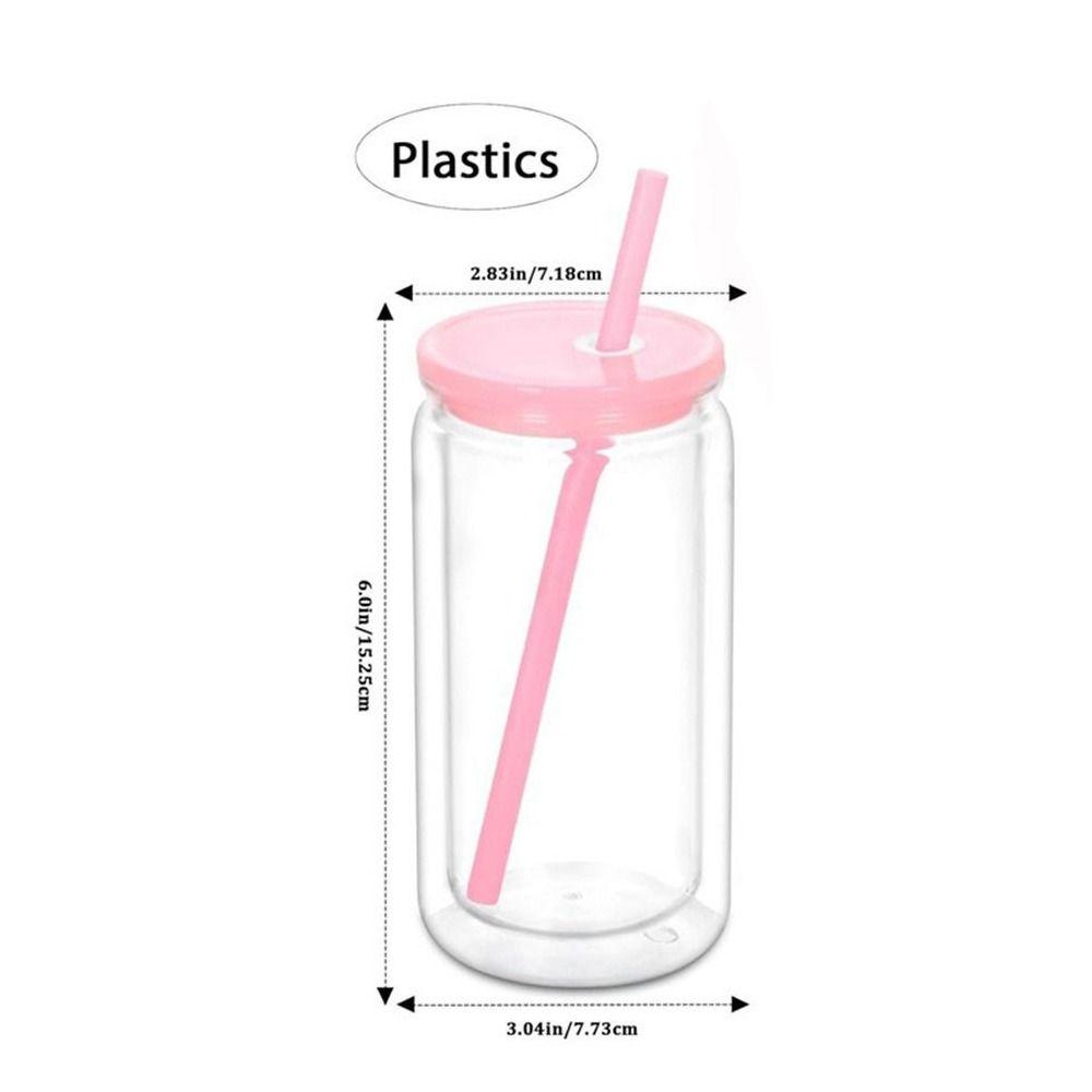 Reusable Water Bottles Break-Resistant Snow Globe Tumbler Gift Mason Jar Cups Holiday Gifts