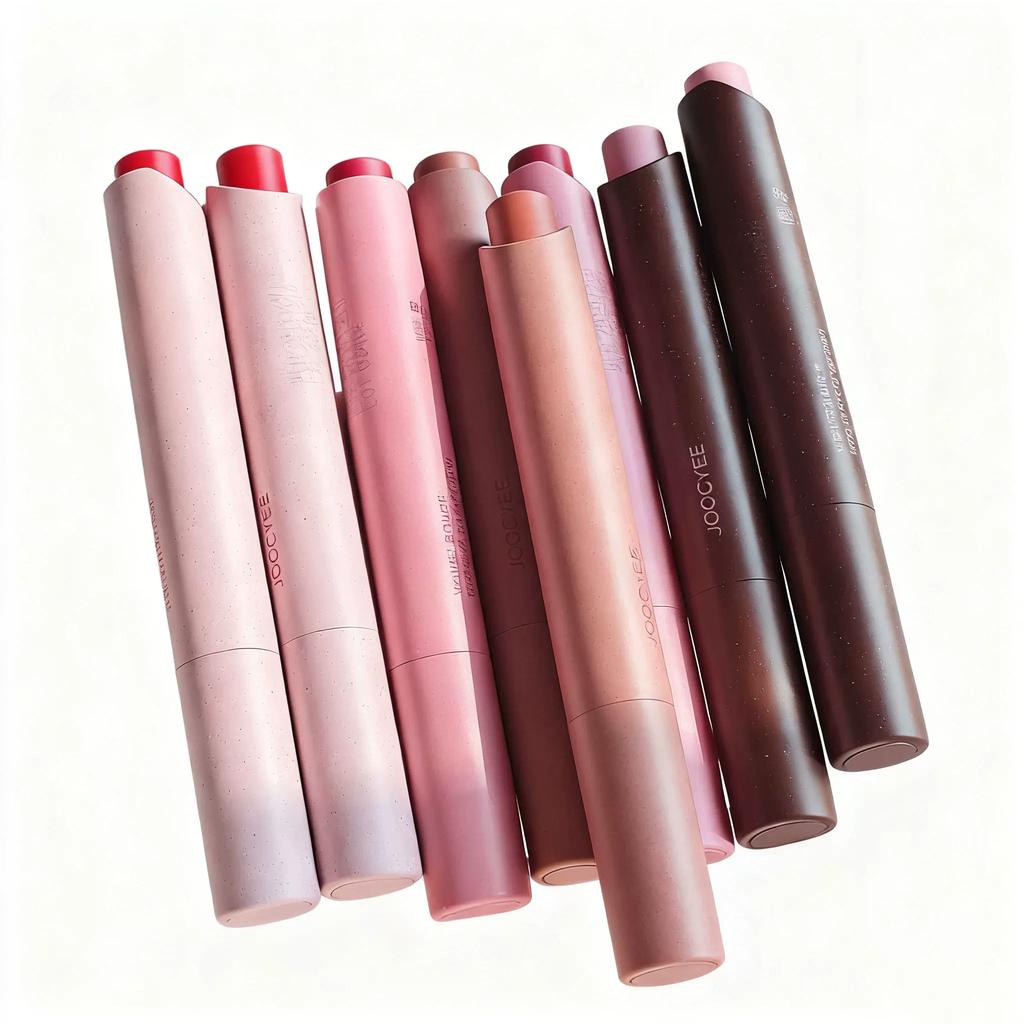 Yu Shuxin's Same Style Joocyee Fermented Color Powder Mist Lipstick Pen Matte Finish 100 Lip Mud 1990 Natural Color