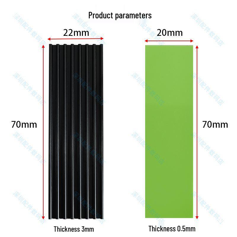 NVME NGFF M.2 2280 SSD Heatsink