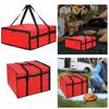 Waterproof Pizza Carrier Bag Dual Zippers Food Delivery Bag Food Storage Case  Home Outdoor