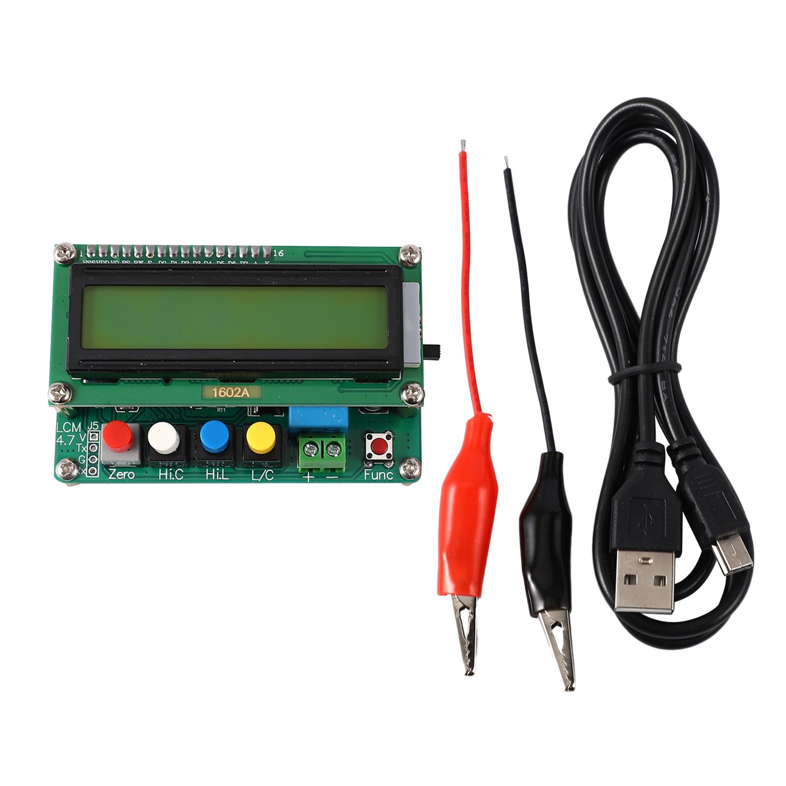

LC100-A Digital Inductor Capacitor Tester Inductance Meter Capacitor Test with Multiple Measurement Easy to Use