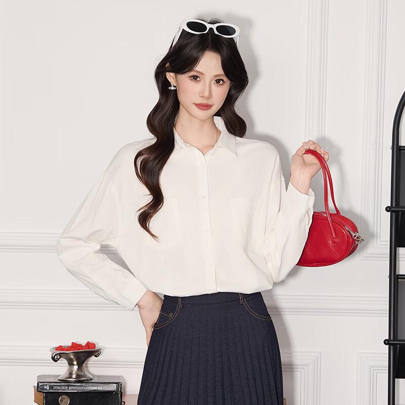 Women s 100% Cotton Long Sleeve Shirt One Size
