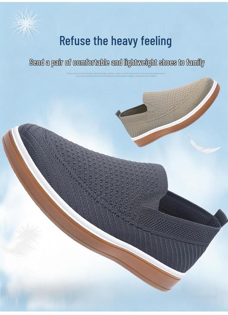 Men's Lightweight Breathable Knit Walking Shoes