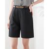 Sisui Nianhua High-Waist Belt Casual Shorts