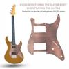 Guitars Copper HH Pickguard & Back Plate Tremolo Cavity Cover for ST Guitar