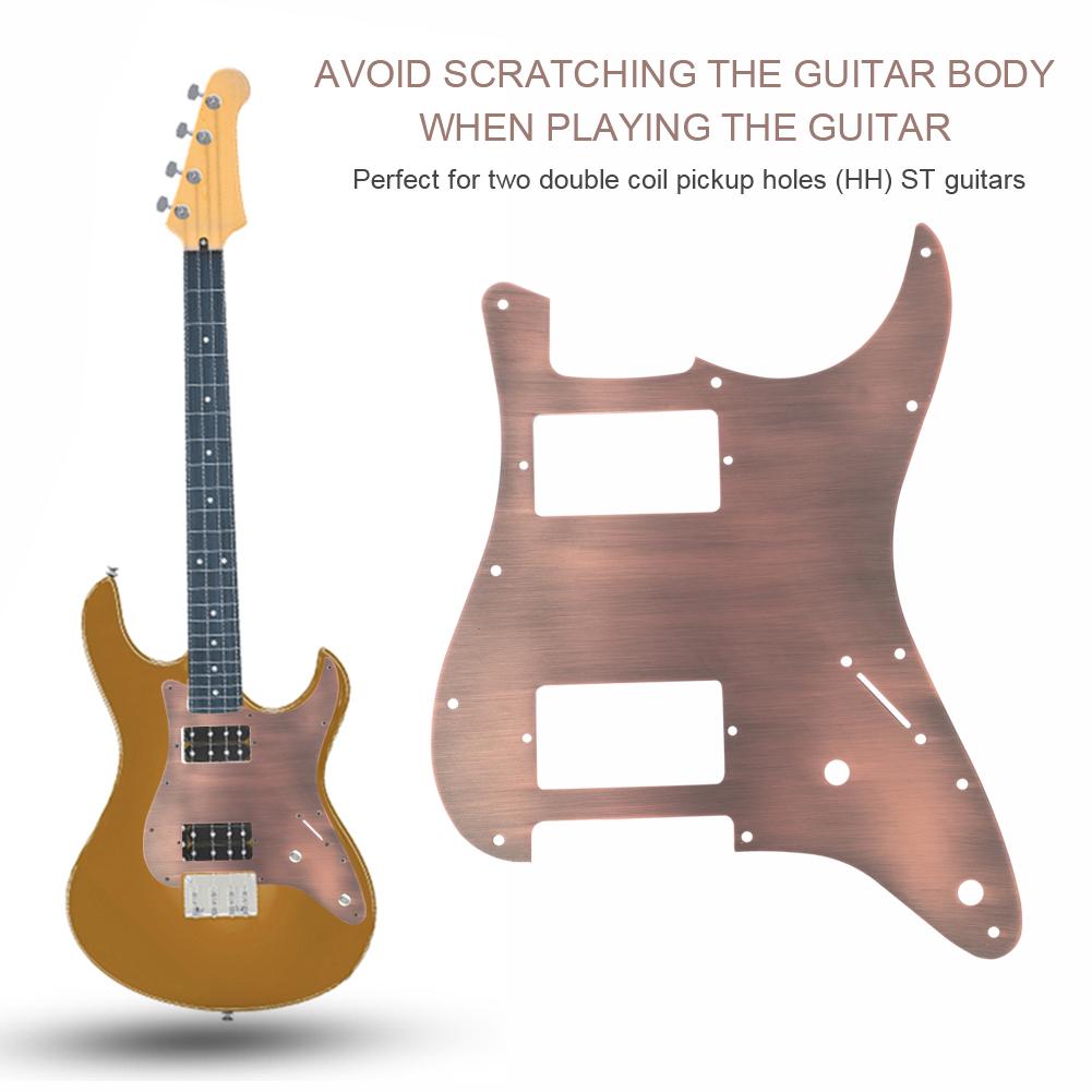 Guitars Copper HH Pickguard & Back Plate Tremolo Cavity Cover for ST Guitar