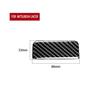 Carbon Fiber Interior Glove Box Handle Cover Trim For Mitsubishi Lancer 2008-15