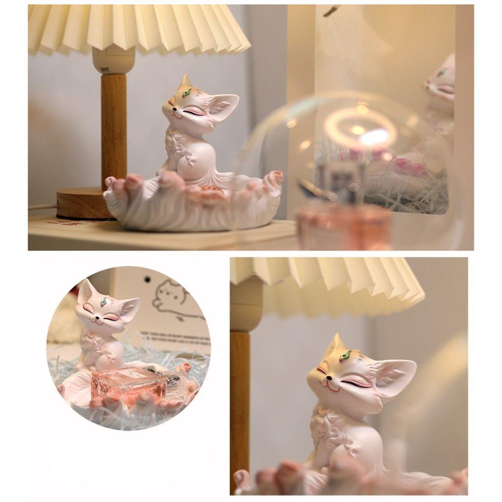 Cute Jewelry Key Storage Rack Resin Key Tray Desktop Ornament Animal Figurine  Tea Table