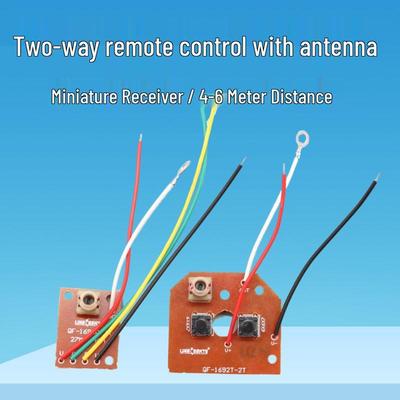 27M Mini Two-Way Remote Control Module: Dual-Channel Toy Accessory for Wireless Technology
