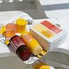HERORANGE Fruit Mini Lip Balm Two Pack Set Moisturizing Lipstick Moisturizing Autumn and Winter Lip Mask Anti-Drying