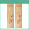 2pcs Environmentally Tube Bamboo Natural Friendly Carbonized For Tea Nuts Incense Canisterbamboo