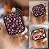 Pink Flower Case For Airpods 4 Pro 3 Pro3 2 Pro2 1 Earphone Cases Cover