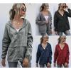 Sudadera con capucha y cremallera para mujer Ligera Chaqueta Impermeable para Senderismo al Aire Libre Chaqueta Abrigo
