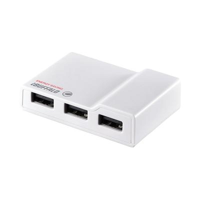 Buffalo BUFFALO Hub with Power Saving White BSH4AE12WH 4-port Self-powered Power-linked Function,