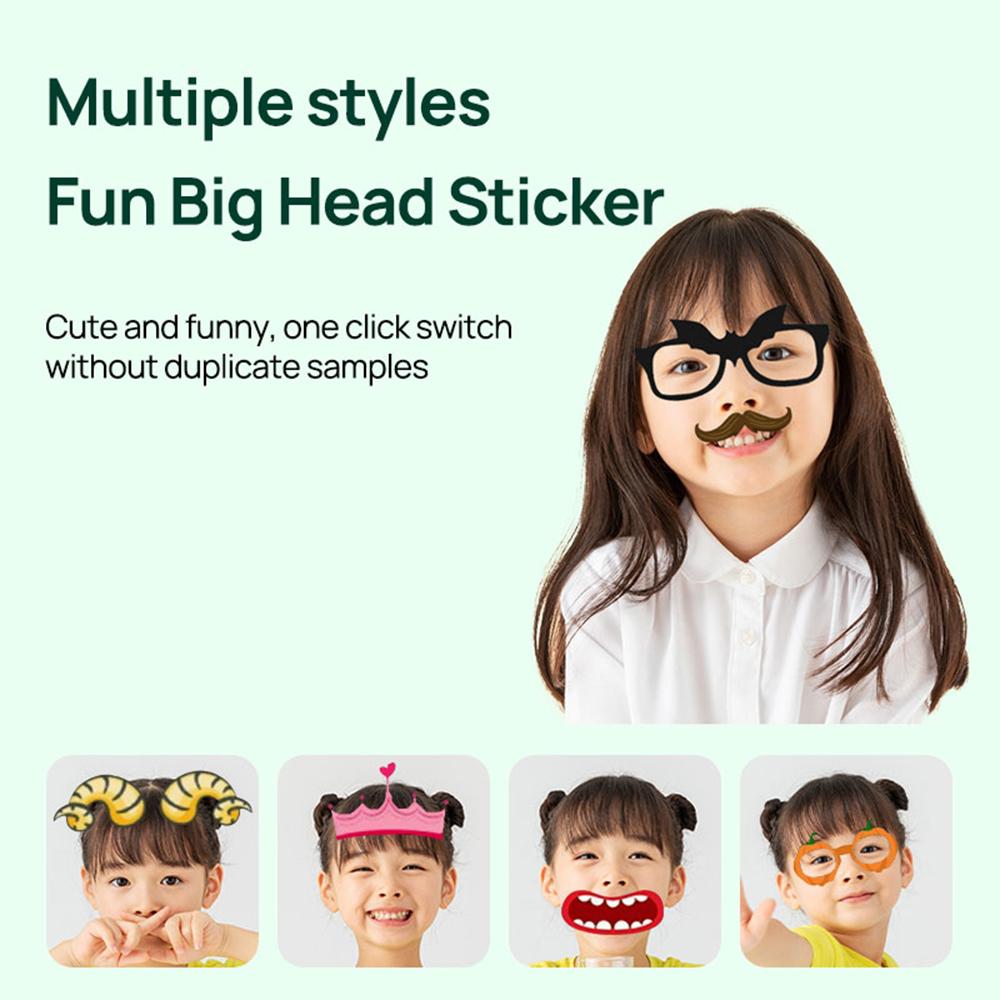 Kids Camera Instant Thermal Printer 2.4 Inch Screen Dual Camera Support Timer Shooting 1080P Video