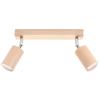 Plafon Tearix 2 Gu10 Naturalne Drewno Wood Lumilo 07.123.02