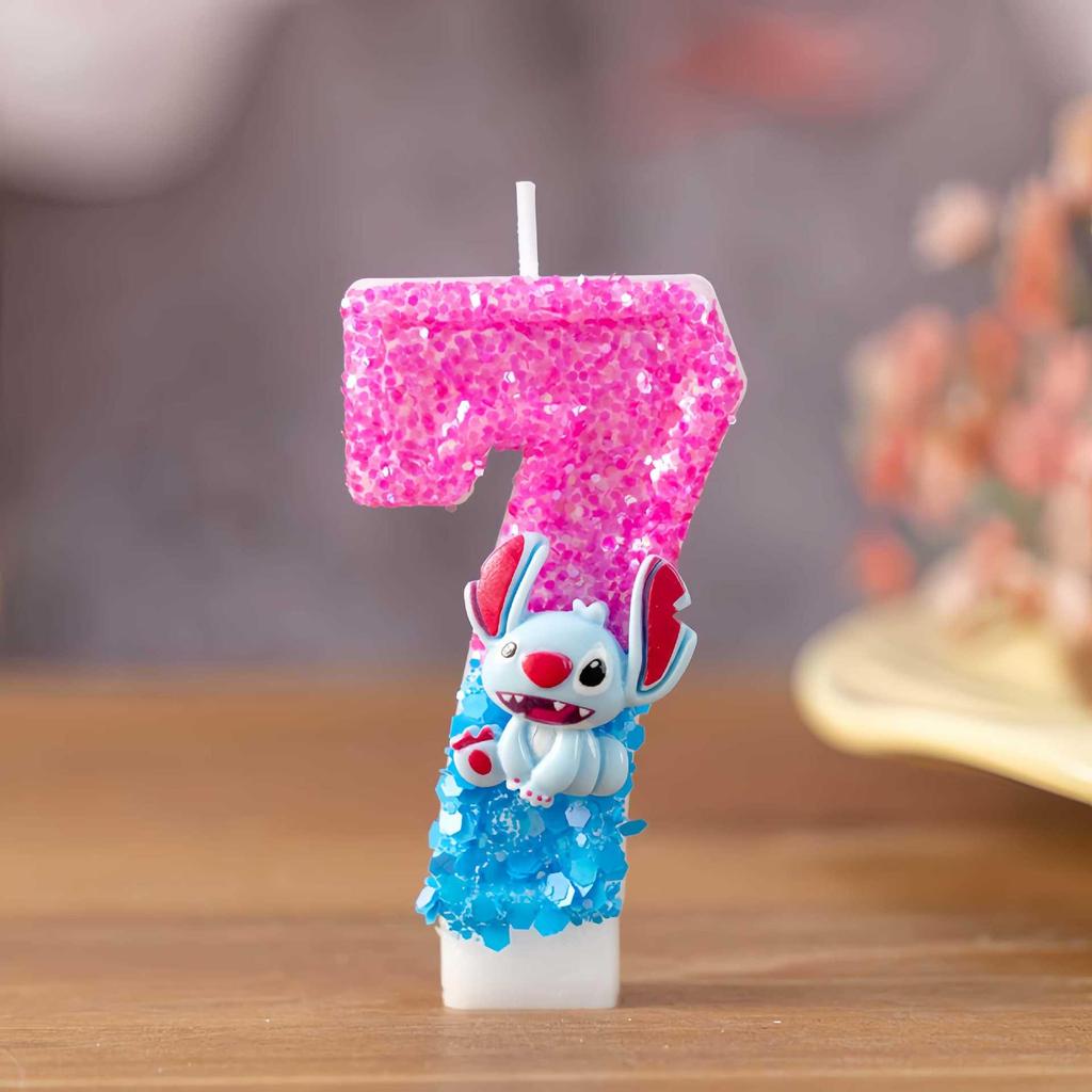 Creative Cartoon Long-eared Animal Birthday Number Candles for Cake Decorations
