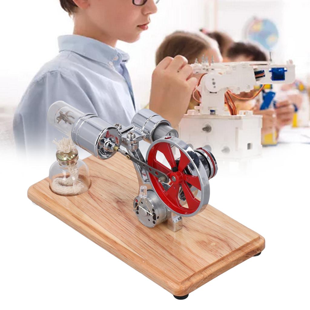 Stirling Engine Motor Model Educational Toy Low Noise Low Pollution Smoother  Stirling Scie