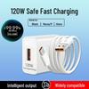 120W Fast Charger with 6A Data Cable for Huawei Mate50/60 and Honor 66W Flash Charge Compatible.