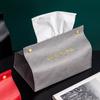 Creative Leather Tissue Storage Box Container Case Foldable Home Kitchen Bedroom Car Desktop Napkin Paper Holder Organizer
