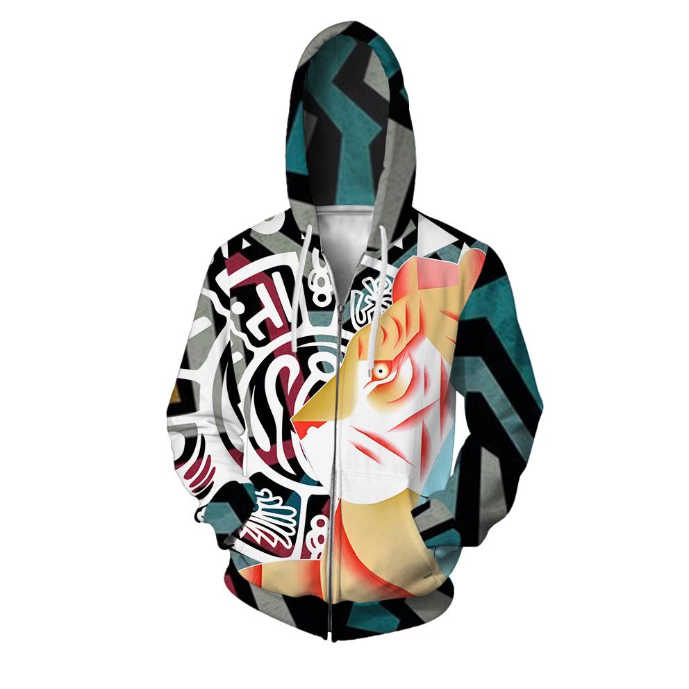 

Милые мультяшные толстовки с капюшоном на молнии Y2k Одежда стильный дизайн японский аниме капюшон с капюшоном на молнии 3D печать мужская толстовка мужская повседневный комфорт