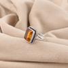 Natural Citrine Gemstone 925 Sterling Silver Handmade Women's Jewelry Pretty Proposal Ring For Her RR-71-4