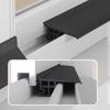 1m Aluminum Alloy Window Edge Water Deflector Sealing Strip Balcony Water Blocking Bar Sliding Window Windproof Waterproof Board