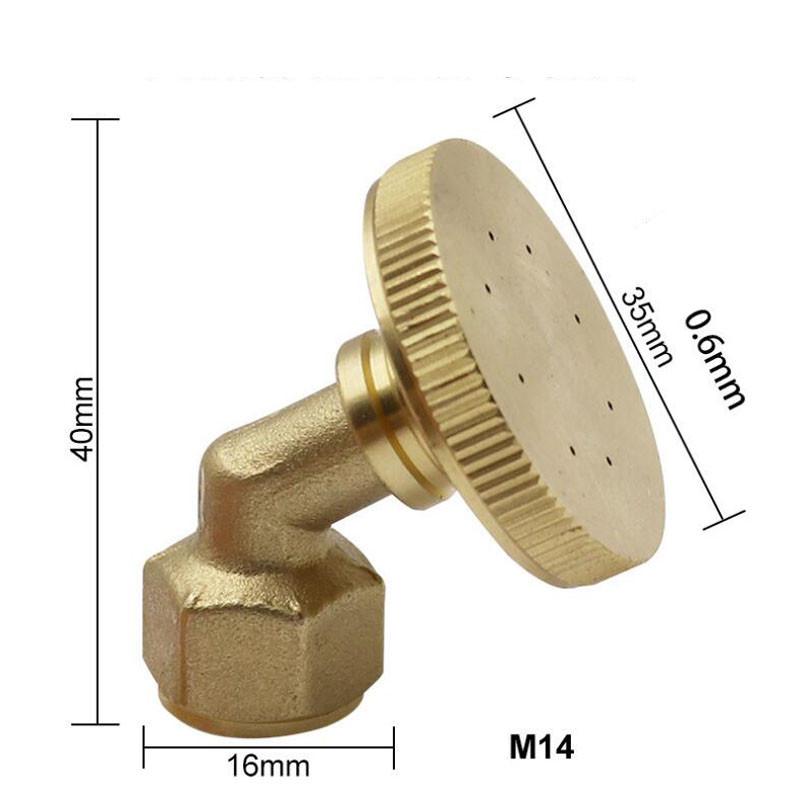 Mini Agricultural Copper Atomizing Nozzle Spraying End For Pressure Electric Sprayer Farming Garden Pesticide Spray Accessories
